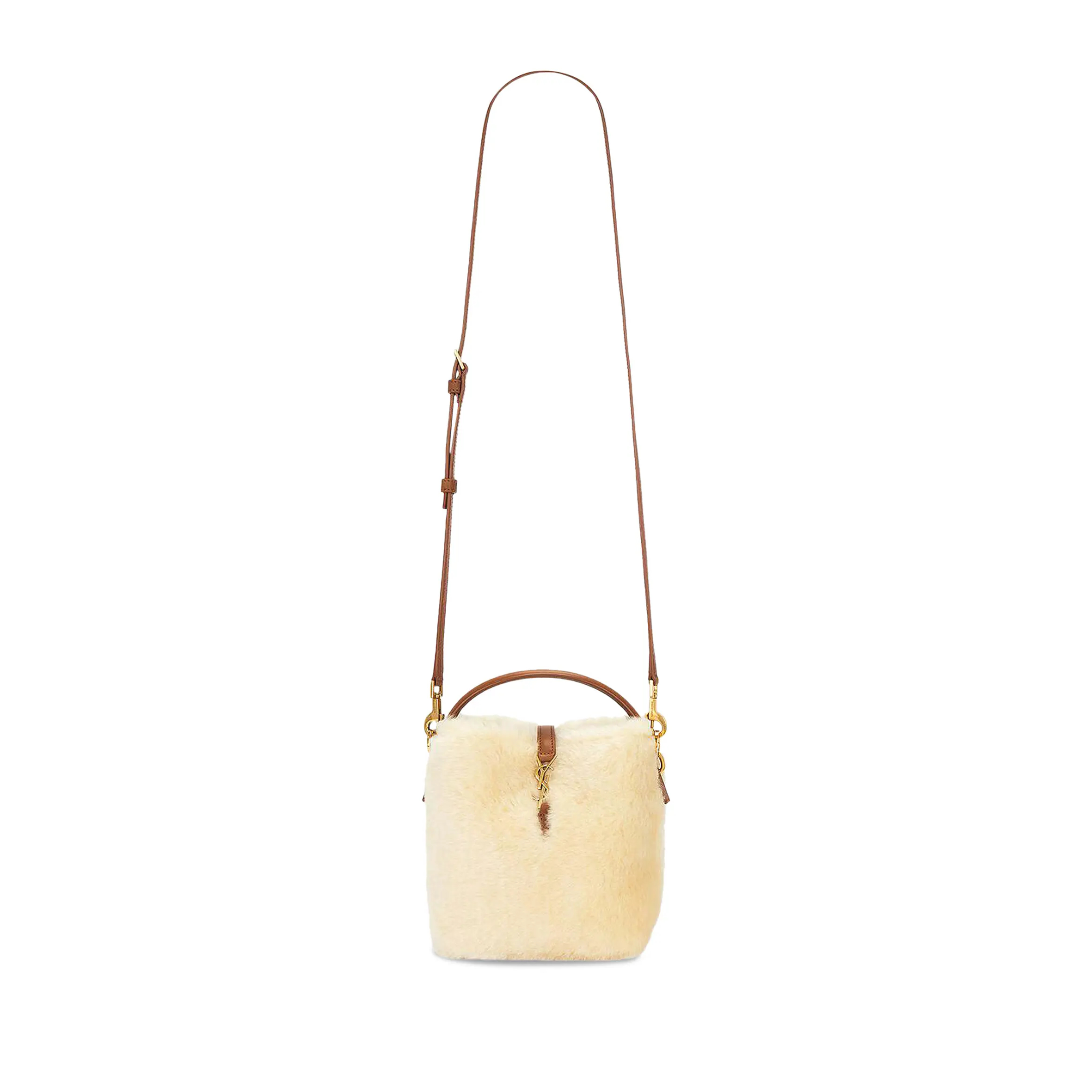 YSL LE 37 MINI BUCKET BAG 'CREAM BEIGEBRICK' 765870HAAH39648 (15*13*6cm)